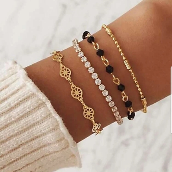 *Chelsea* 4 Piece Bracelet Set - Picture 1 of 4